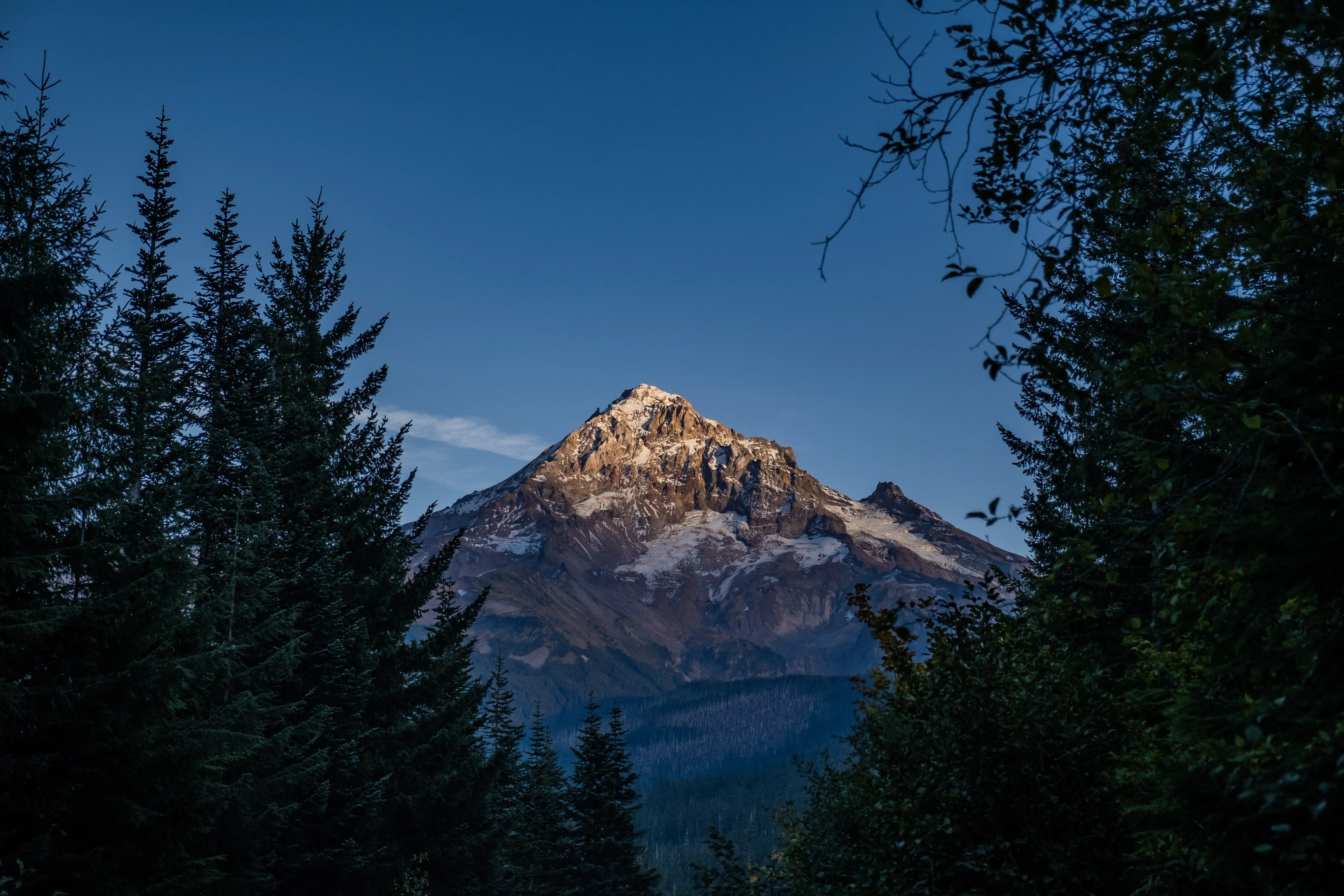 Mt. Hood in late fall