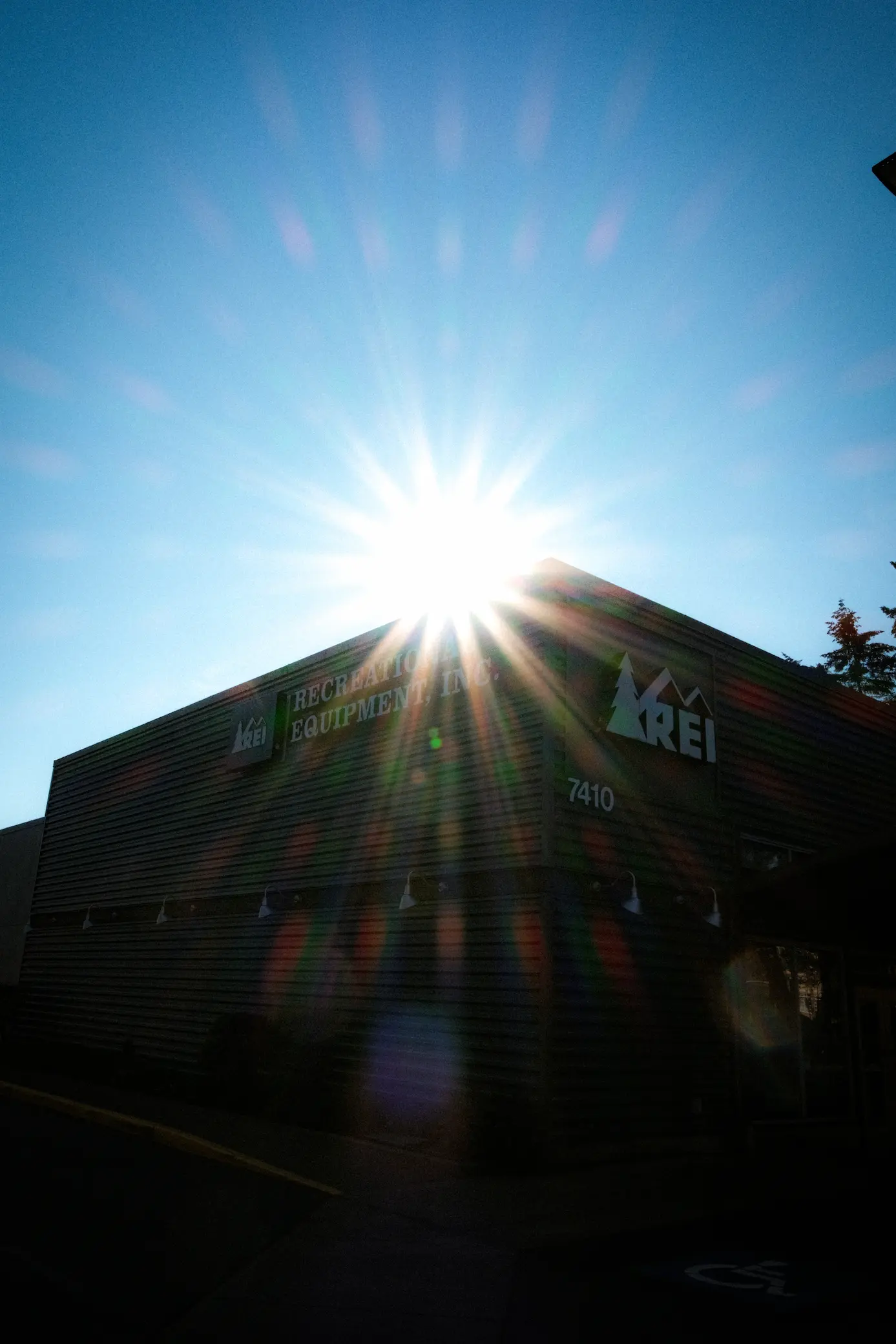 Photo of Tualitin REI with large sun star