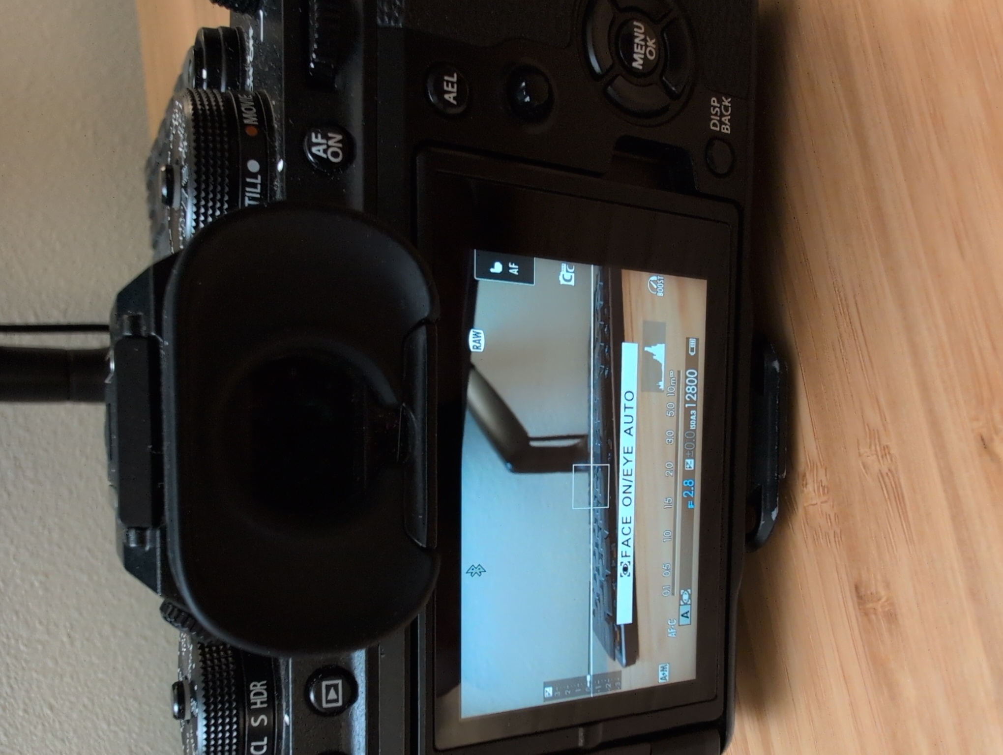 another back view of the fujifilm x-t4