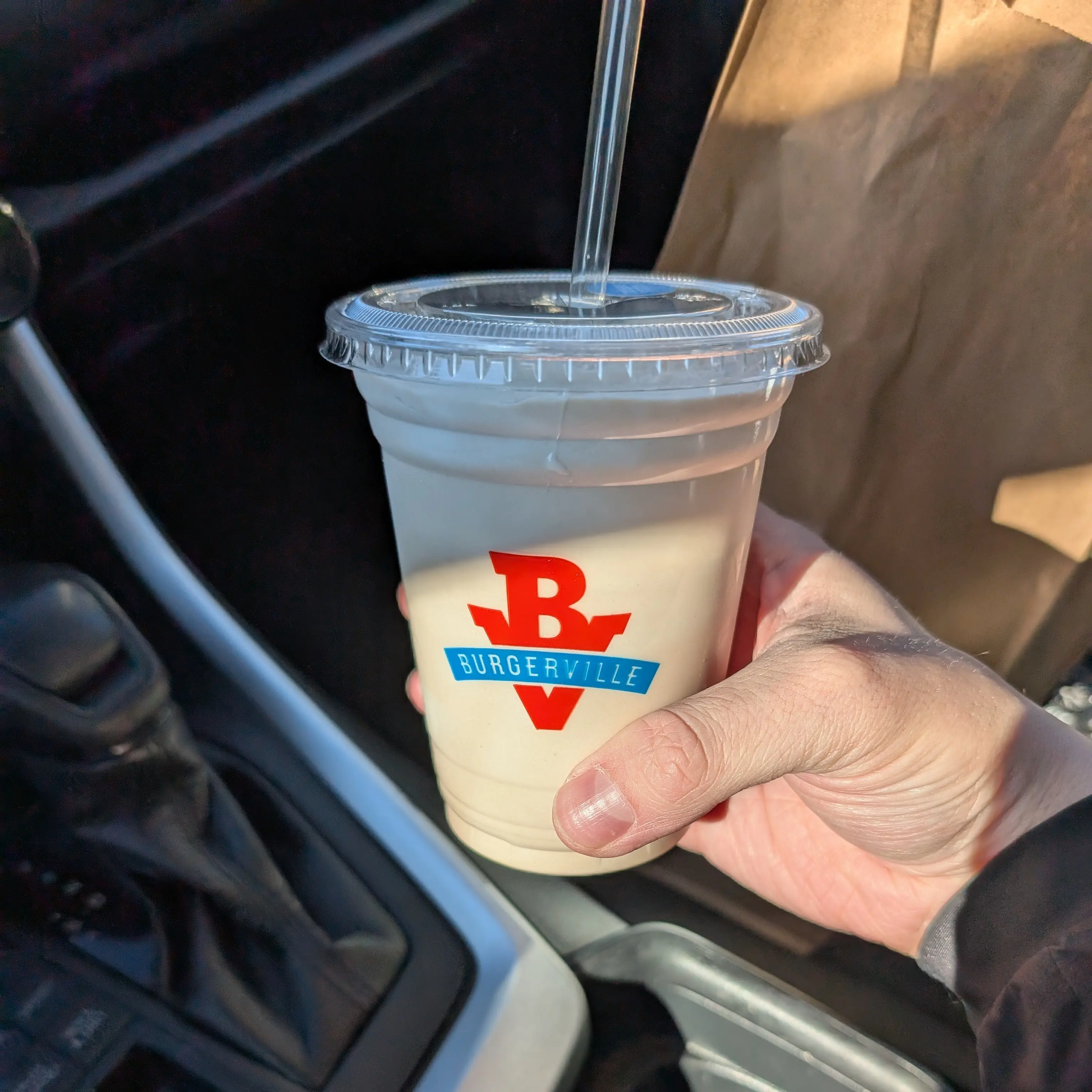 photo of Burgerville Vegan chocolate shake